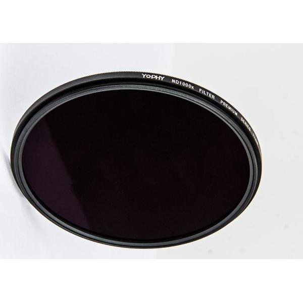 Black 77mm HD Splendid Screw On ND1000 Filter For Digital Camera Lens