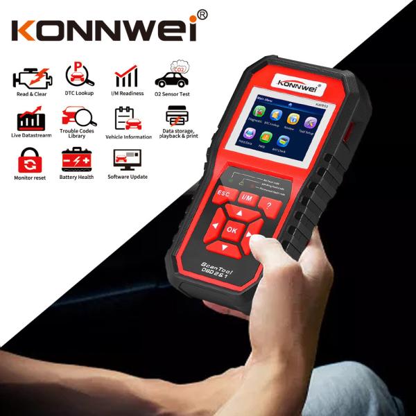 KW850 Automotriz Code Reader , Auto Car Diagnostic Tool OBD2 Scanner 1 Years Warranty