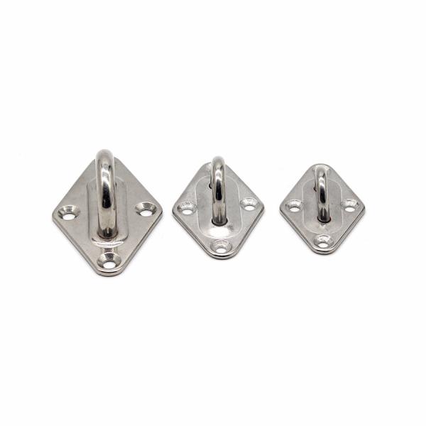 New Stainless Steel Eye Plate Locks Marine Eye Plates 316 304  Corrosion Resistance