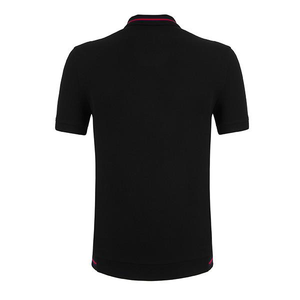 Striped Embroidery Kids Polo Custom Sleeve T Shirt in 100% Cotton for Summer Season