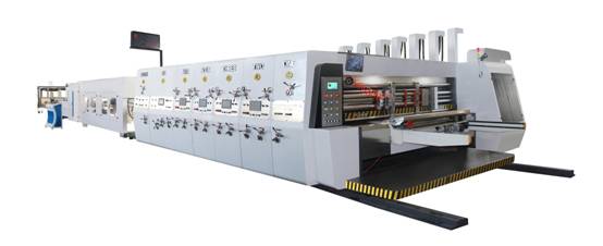 Машины Gluer папки коробки печатание чернил Flexo автоматической рифленой встроенное