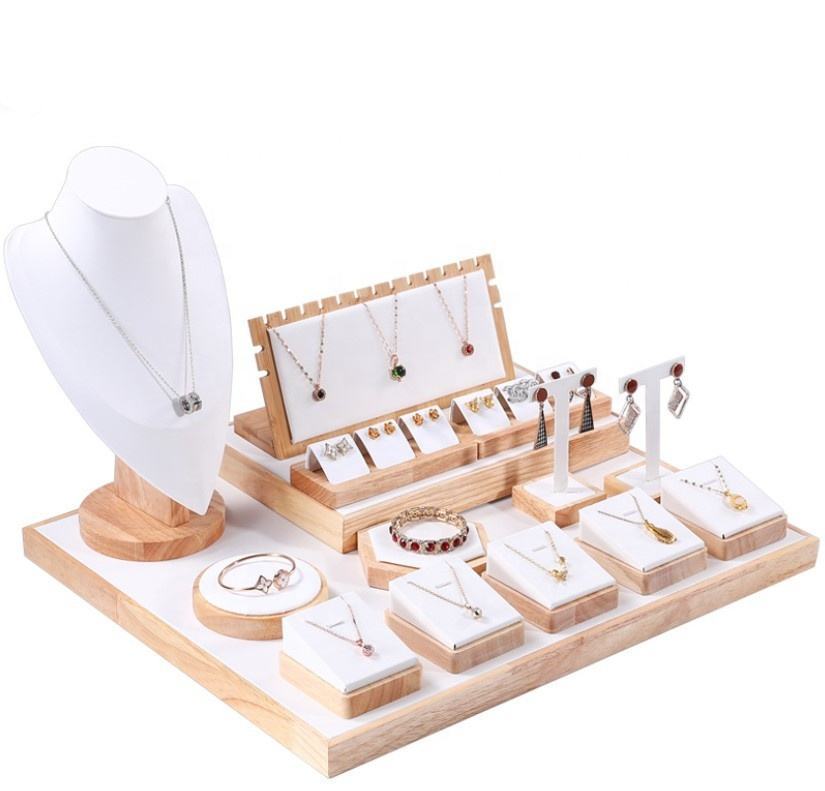 Multi-Layer Jewelry Display Stand with Durable Construction and Customizable Options for Necklace and Earring Display