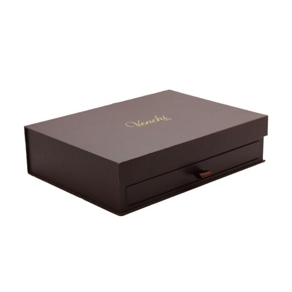 OEM Service Double Layer Chocolate Gift Packaging Boxes With Drawer Base