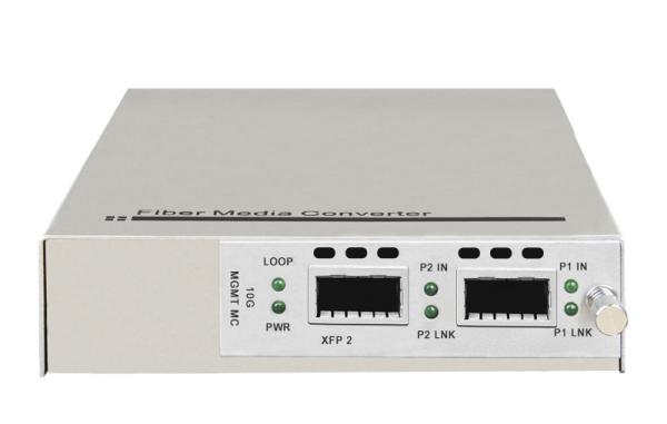 OEO Rack Mount 10G Media Converter Transmission , XFP To XFP Reapter