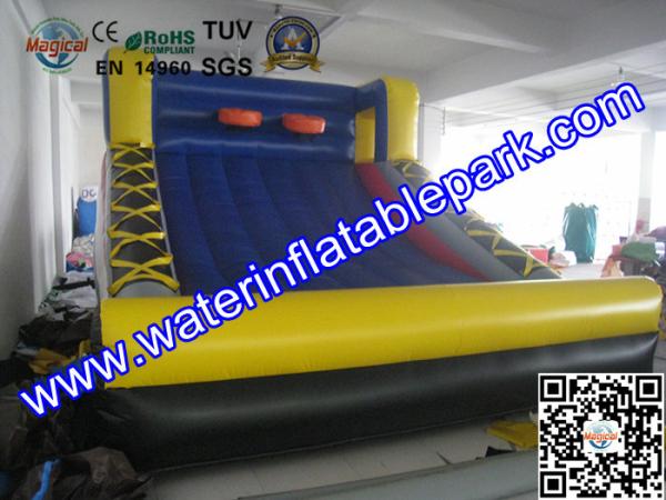 2 Hoop Inflatable Sport Games For Party , Inflatable Basketball Game for Shooting