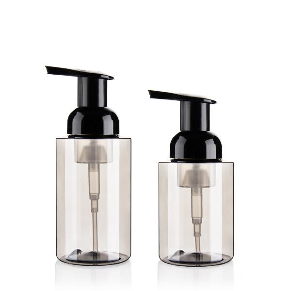 Personalização da garrafa 150ML 250ML da bomba da espuma do preto da casa com o distribuidor do sabão da espuma