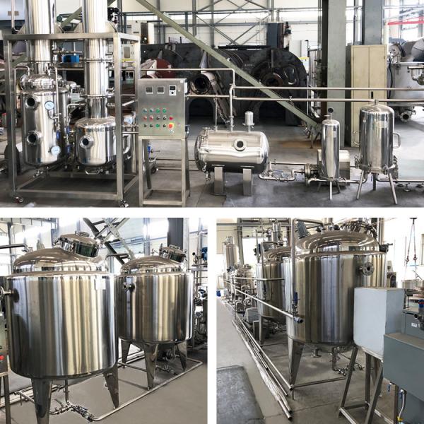 Máquina da extração do cânhamo da produção de petróleo de CBD com sistema da recuperação de Ethonal