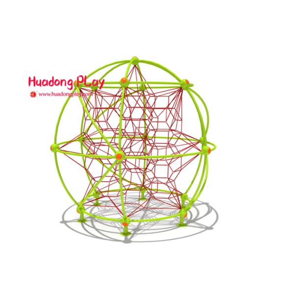 Apple Type Child'S Commercial Rope Climbing Playground Equipment , Climbing Rope Frame