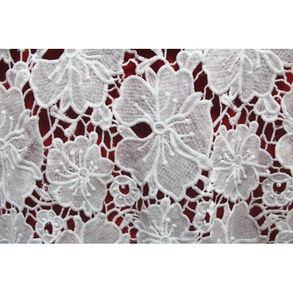 Apparel Accessories Chemical Lace Fabric Water Soluble Embroidery lace fabric