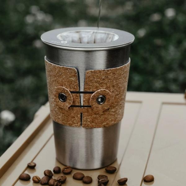 Coffee Set Outdoor Camping Lightweight Hanging Ear Stainless Steel Coffee Mug Hand Brewer