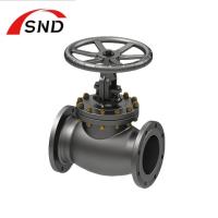 DN80 de acero fundido Bellows válvula de globo con brida