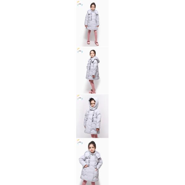 Chinese Clothing Companies Kids Snow Suit Long Style White Duck Down Coat Kids Warm Girls Winter Jacket