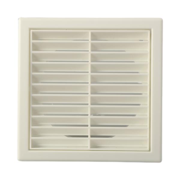 White HVAC Ventilation System Air Vent Grilles Ceiling Square Air Diffuser 100MM 4INCH
