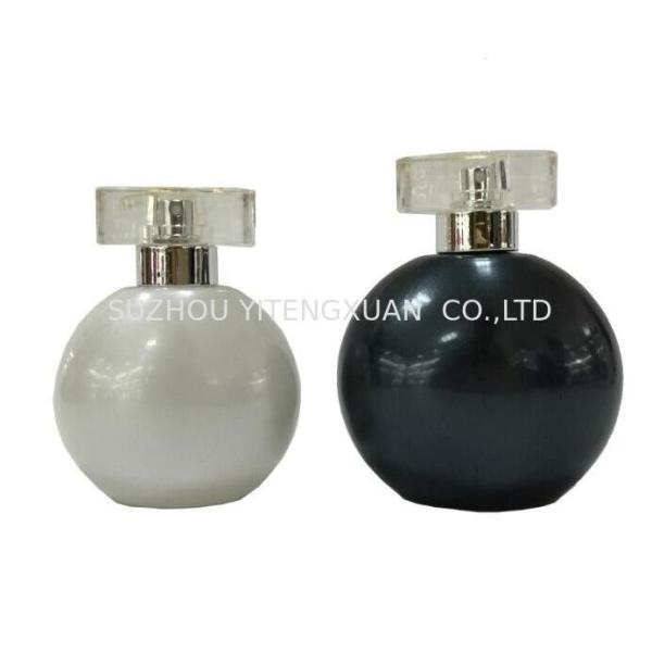 25ML Crimp Type Pink Crystal Perfume Bottle With ABS / PP Plastic Cap