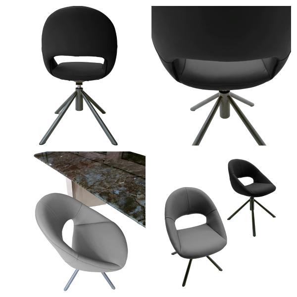 Элегантный современный стиль современные вращающиеся столы 360° вращающаяся силиконовая кожа