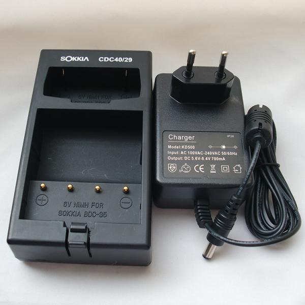 8.4 V Sokkia Total Station Battery Charger Cdc40 For Bdc35 Battery