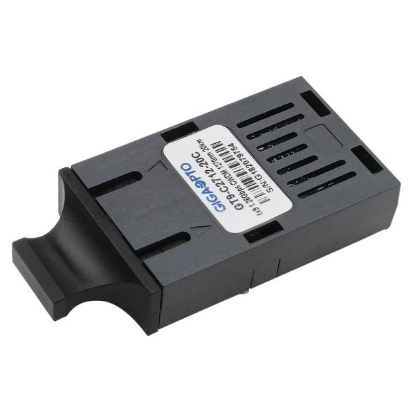 Módulo do transceptor do ST FC SMF PECL LVPECL do SC do duplex do transceptor 1.25Gbps 1270nm 1610nm 20km de CWDM 1x9
