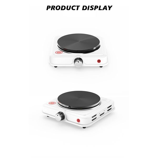 High Quality 1000W Single Burner Electric Cooking Stove Coil Hotplate Hot Selling Household Counter Top Installation
