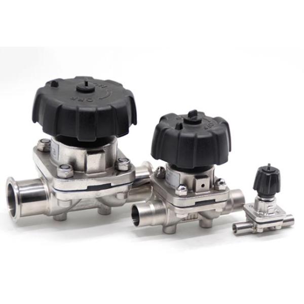 SS316L Sanitary Diaphragm Valve / DN25-DN50 2 Inch Diaphragm Valve
