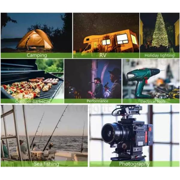 2000w 110v 230v Portable Outdoor Solar Power Station LiFePO4