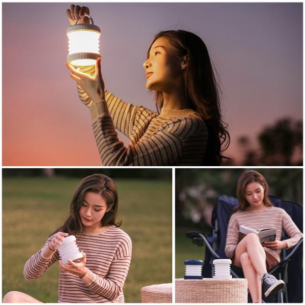 2022 New Portable Outdoor Multi-function Camping Tent Lights Rechargeable Waterproof Portable Emergency Lights