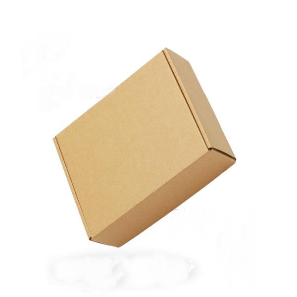 Three Layer 60*60*40cm Brown Aircraft Corrugated Mailing Box