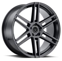 Le monoblock classique noir mat d'alliage d'aluminium a forgé la jante de roue de la porcelaine