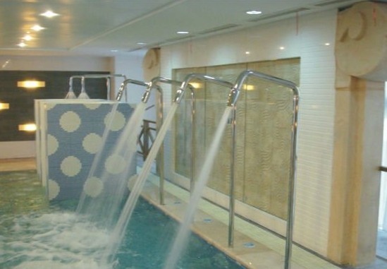 Stainless Steel Circular Ring Impact Fountain Head , Swimming Pool Control System