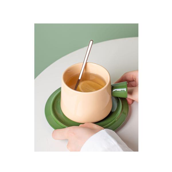 Керамические чайные чашки и наборы тарелок с пользовательскими цветами для ресторанов