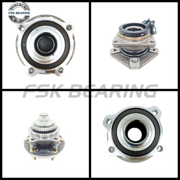 FSK HFF4-33-060 Front Wheel Hub Flange Wheel Housing For Mazda Xingcheng With Gcr15 Chrome Steel And Double Rows