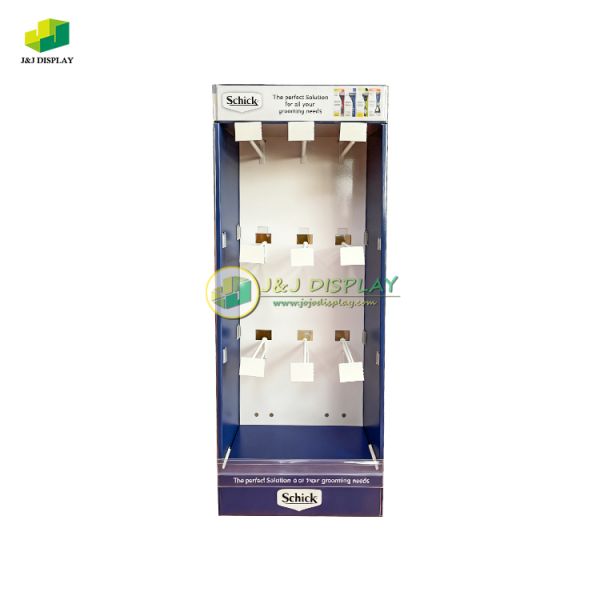 Cardboard POS Display Stand Customizable Printing Digital Heat Transfer / Varnishing