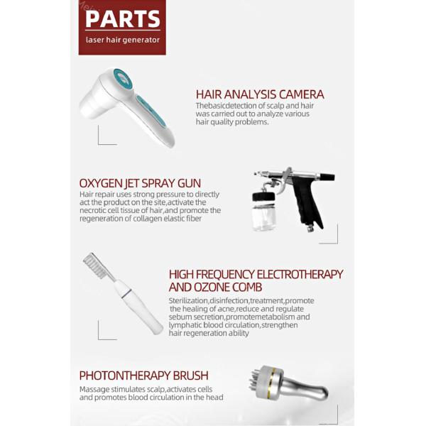 Рост волос/луковица волоса Pdt привели красоту лазера диода машины терапией вертикальную