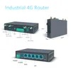 Industrial 4G Router with SIM Slot, 2.4G 300Mbps IoT 4G Wireless Router