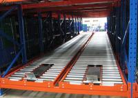 Naranja azul estable de la resistencia a la corrosión de los sistemas del tormento del rodillo de Warehouse de la gravedad