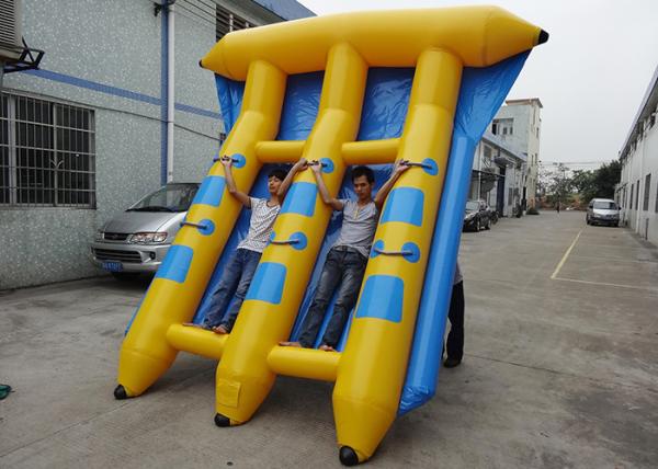 Passeio de flutuação inflável do divertimento da água de /Water do barco de banana da pesca de mosca para 6 cavaleiros