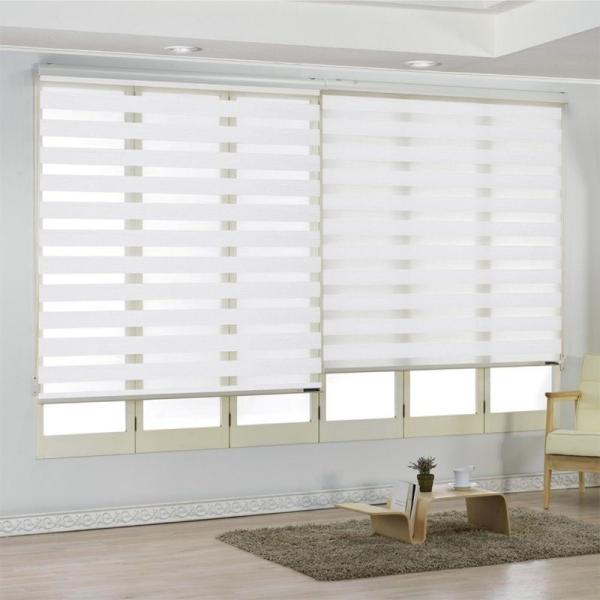 Horizontal Structure Customized Polyester Roller Blind and Durable for Indoor/Outdoor
