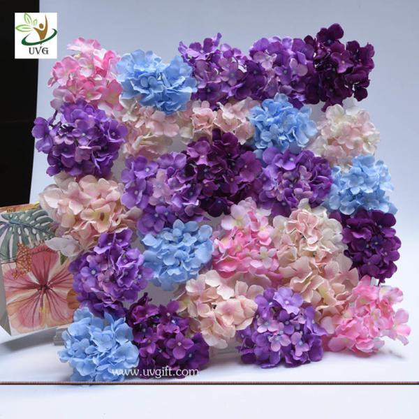 UVG wonderful silk rose wall weddings with fake penoy flowers for wedding Décor CHR1143