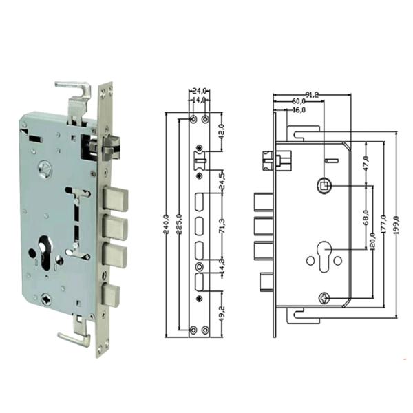 Гостиница ключа карты RFID WiFi запирает батареи щелочных аккумуляторов 125KHz для квартиры офиса