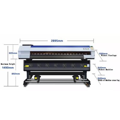 1900mm Industrial Sublimation Printer For Professional Printing 2pass 105m²/h speed for Garments, Home Textiles