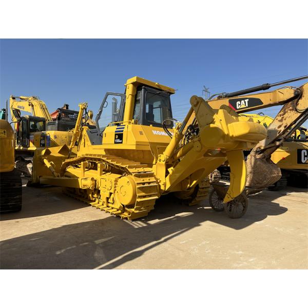 Использованный Komatsu D155AX-5 ползучий трактор Komatsu D155A бульдозерная техника
