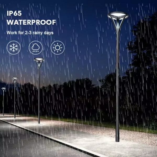 High Efficiency Solar LED Garden Lights IP65 Waterproof Eco-Friendly for Outdoor Garden Use