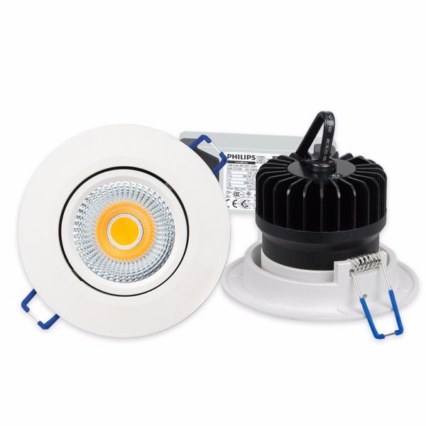 Anti Glare Indoor LED Downlights IP44 CRI96 7w Warm White Color Temperature