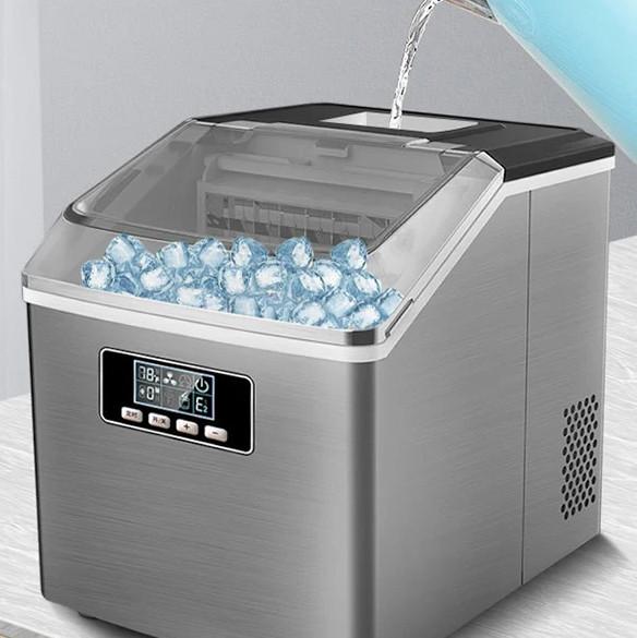 Home Small Ice Making Mini Portable Countertop Ice Maker Machine for Business Automatic Beverage 25kg Ice Storage Capacity