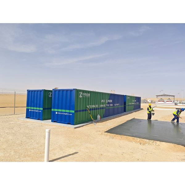 Integrated Containerized Wastewater Treatment Equipment To Saudi Arabia