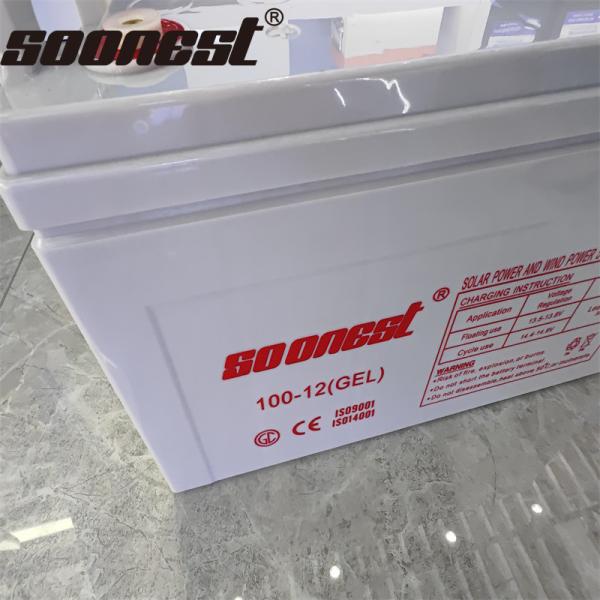 Soonest Power Bank Solar Battery 12.8V 100Ah Gel Battery Gel Battery For Solar Panel