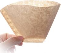 3-4 Cup Drip Cone Coffee Filter Unbleached Brown Tan Colored
