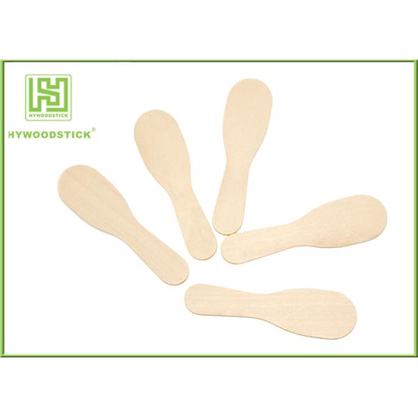 Customized Shape and Size 93mm Flat Edge Ice Cream Spoon Sticks