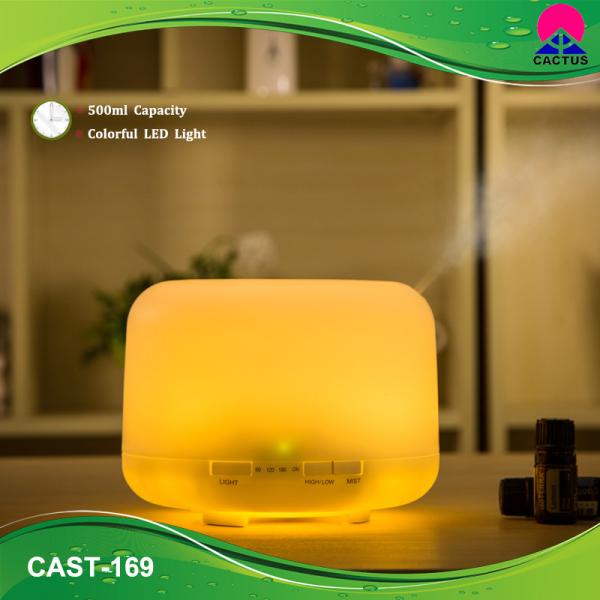Small Electric Essential Oil Mist Diffuser 30dB 500ml PP Material