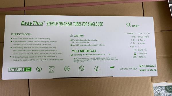 OEM Harmless Disposable Endotracheal Tube Practical Double Lumen
