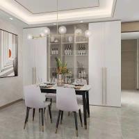 OEM Salle à manger Buffet Cabinet Table de côté Chaises en cuir